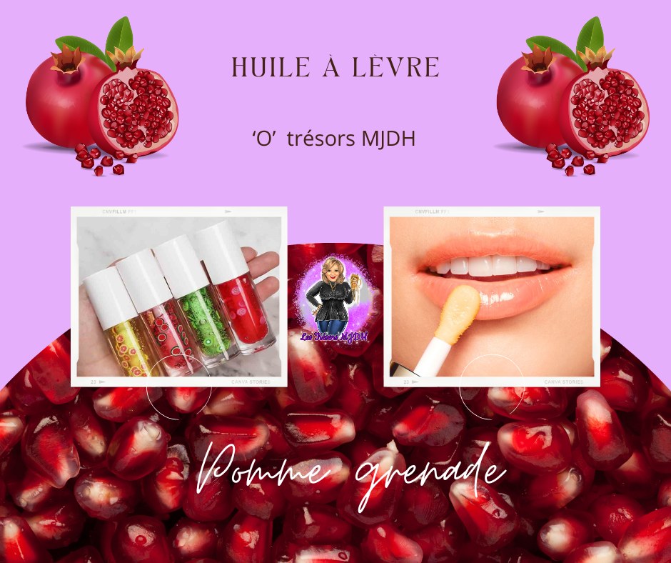 Huile à lèvres Pomme Grenade