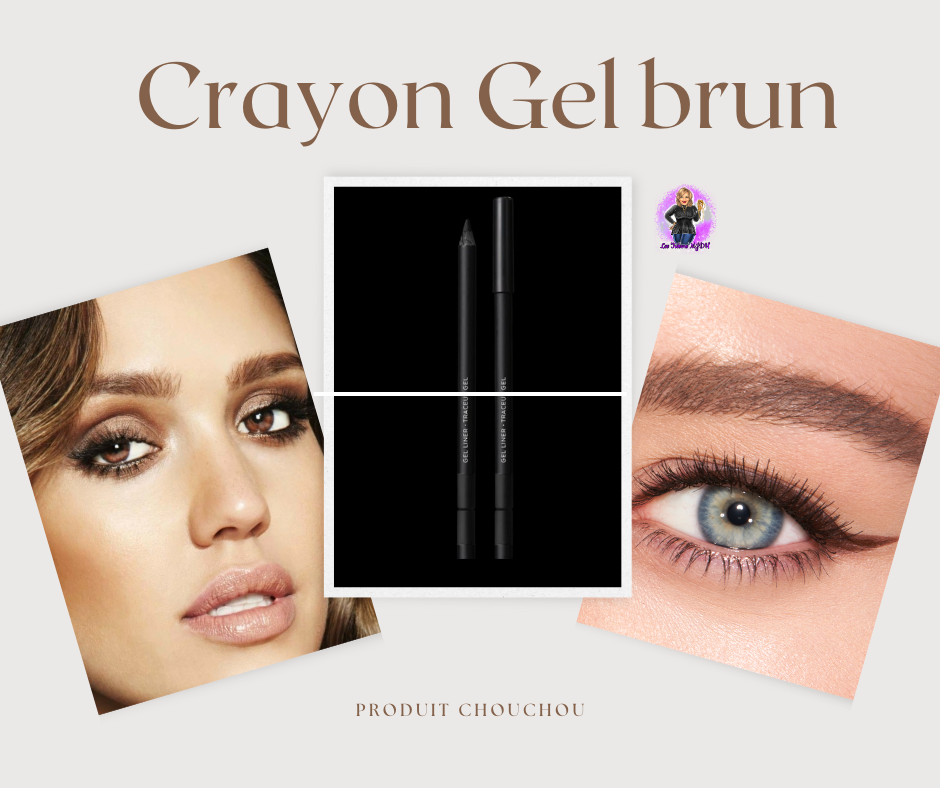 Crayon gel brun